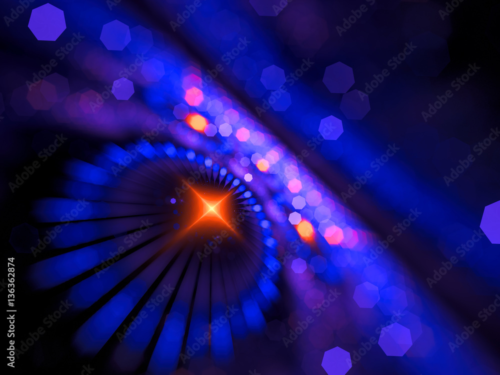 Wall mural abstract blurred background - digitally generated image