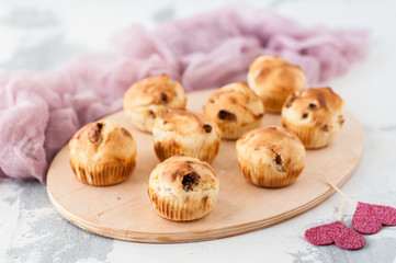 Valentine Sultana Muffins