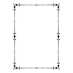 Vintage vector frame and borde 