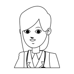 woman medical doctor cartoon icon over white background. vector illustration