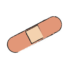 adhesive bandage icon over white background. vector illustration