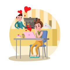 Colorful People Gadget Template