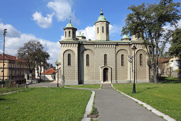 Fototapeta na wymiar Ascension Church Belgrade