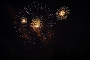 Fototapeta premium Feuerwerk
