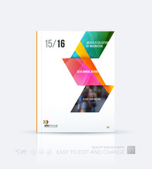 Business vector template. Brochure layout, cover modern design a
