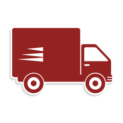 truck delivery service icon vector illustration design