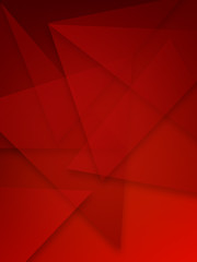 abstract red background with triangles 