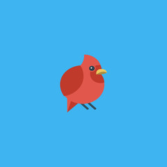 parrot icon. flat design