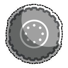 car wheel tire icon vector illustration design