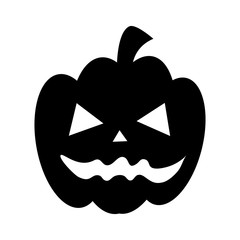 halloween pumpkin card icon vector illustration design