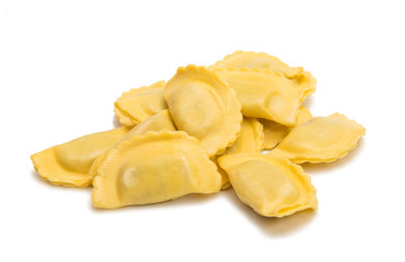 italian Ravioli pasta isolated