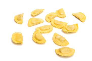 italian Ravioli pasta isolated