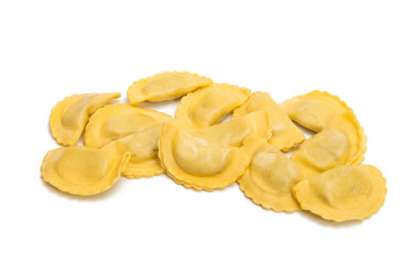 italian Ravioli pasta isolated