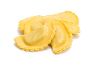 italian Ravioli pasta isolated