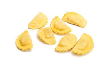 italian Ravioli pasta isolated