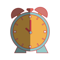alarm watch time isolated icon vector illustration design
