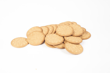 Cookiese on a white bacground. Icolated