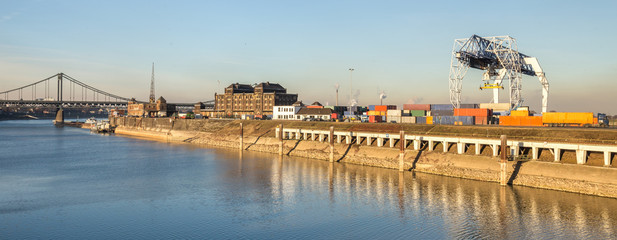 krefeld germany industry port linn
