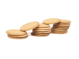 Cookiese on a white bacground. Icolated