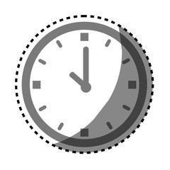 time clock watch icon vector illustration design