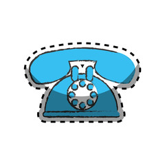 phone service button icon vector illustration design