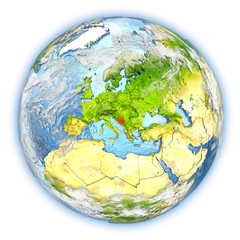 Bosnia on Earth isolated