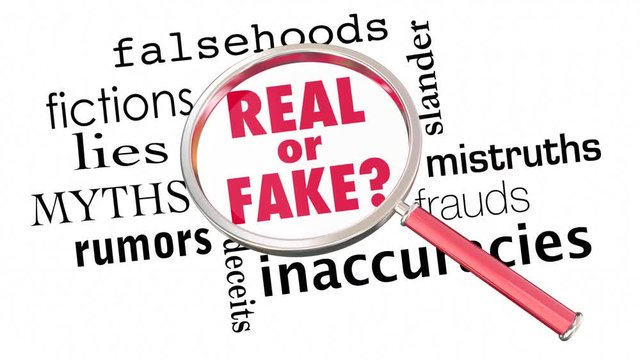 Real or Fake Magnifying Glass Lies Wrong Information 3d Animation