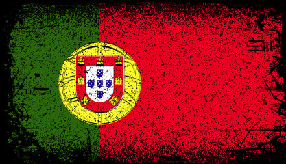 portugal Grunge flag