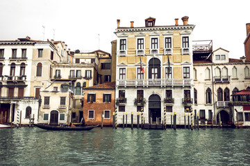 Fototapeta premium View of Venice Grand Canal