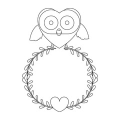 figure bird shaped heart icon image, vector illustration