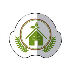 symbol home care environment image, vetor illustration