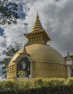 Temple Near Cable Car In Da Lat Town