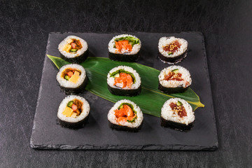 巻き寿司 Rolled sushi 