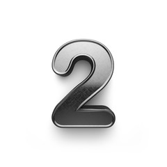 Fototapeta premium The number 2