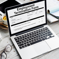 Employment Termination Form Page Graphic Concept