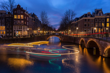 Amsterdam canal, Netherlands.
