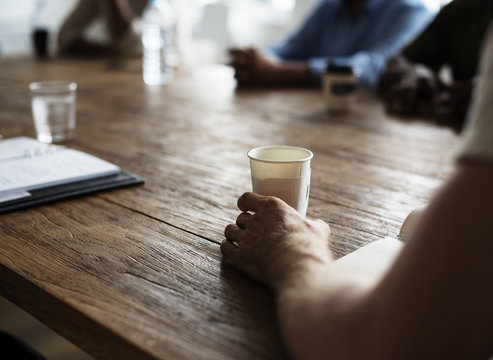 People Meeting Seminar Office Concept