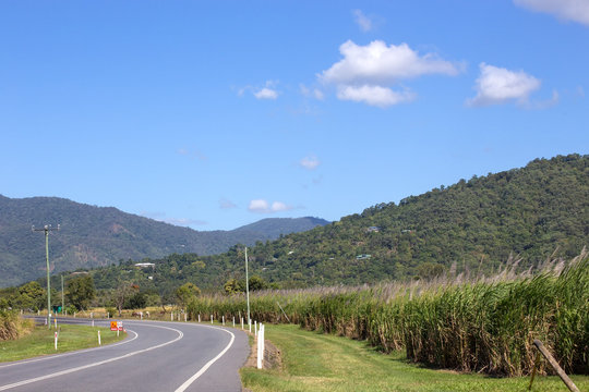 Road and rural property near Cairns
