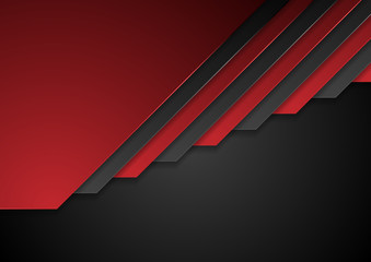 Red and black corporate stripes background