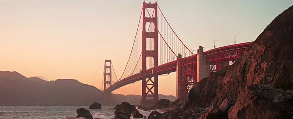 Deurstickers Golden Gate Bridge Golden Gate Bridge van San Francisco