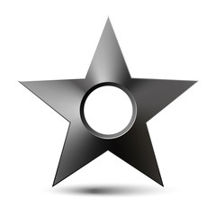 realistic volumetric star with hole and shadow