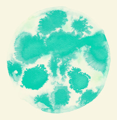 Watercolor circle background