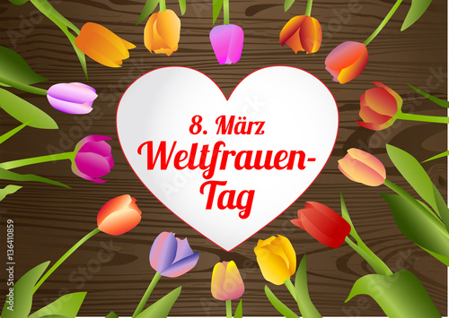 "8. März Weltfrauentag" Stock image and royalty-free ...