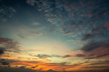 Maldivian sunset