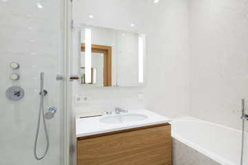 Interior of bathroom