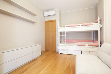 Interior of children's bedroom