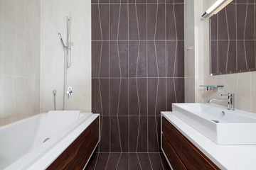 Interior of bathroom