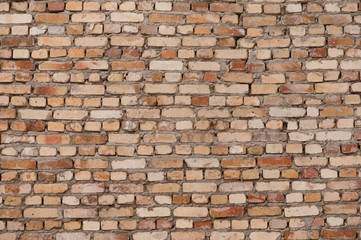 Old brick wall  as background or texture