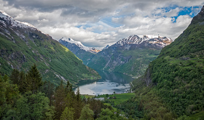Fototapeta na wymiar Geiranger fjord, Norway.