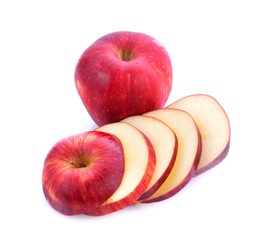 Red ripe apple